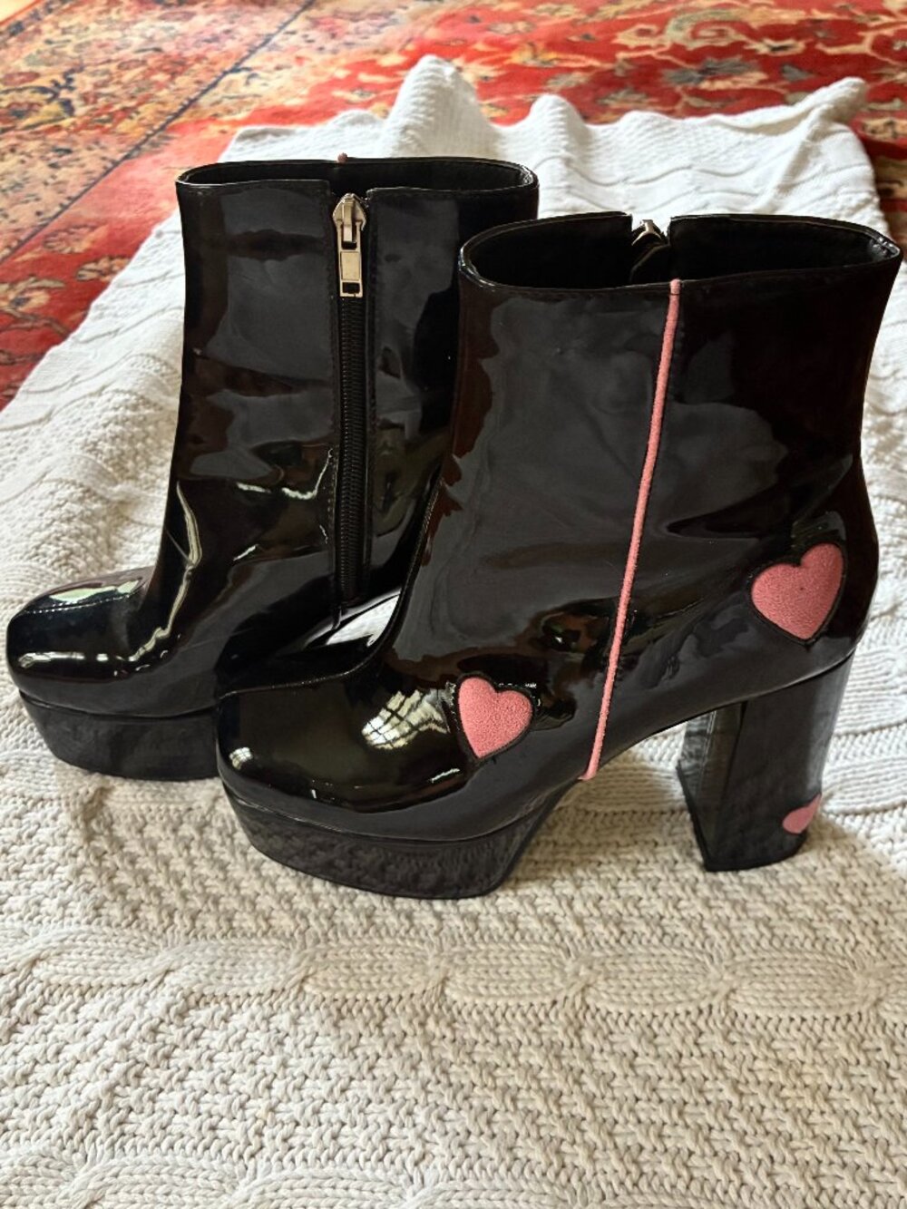 Lamoda Candyfloss Love Platform boots  Size 8.5/9
